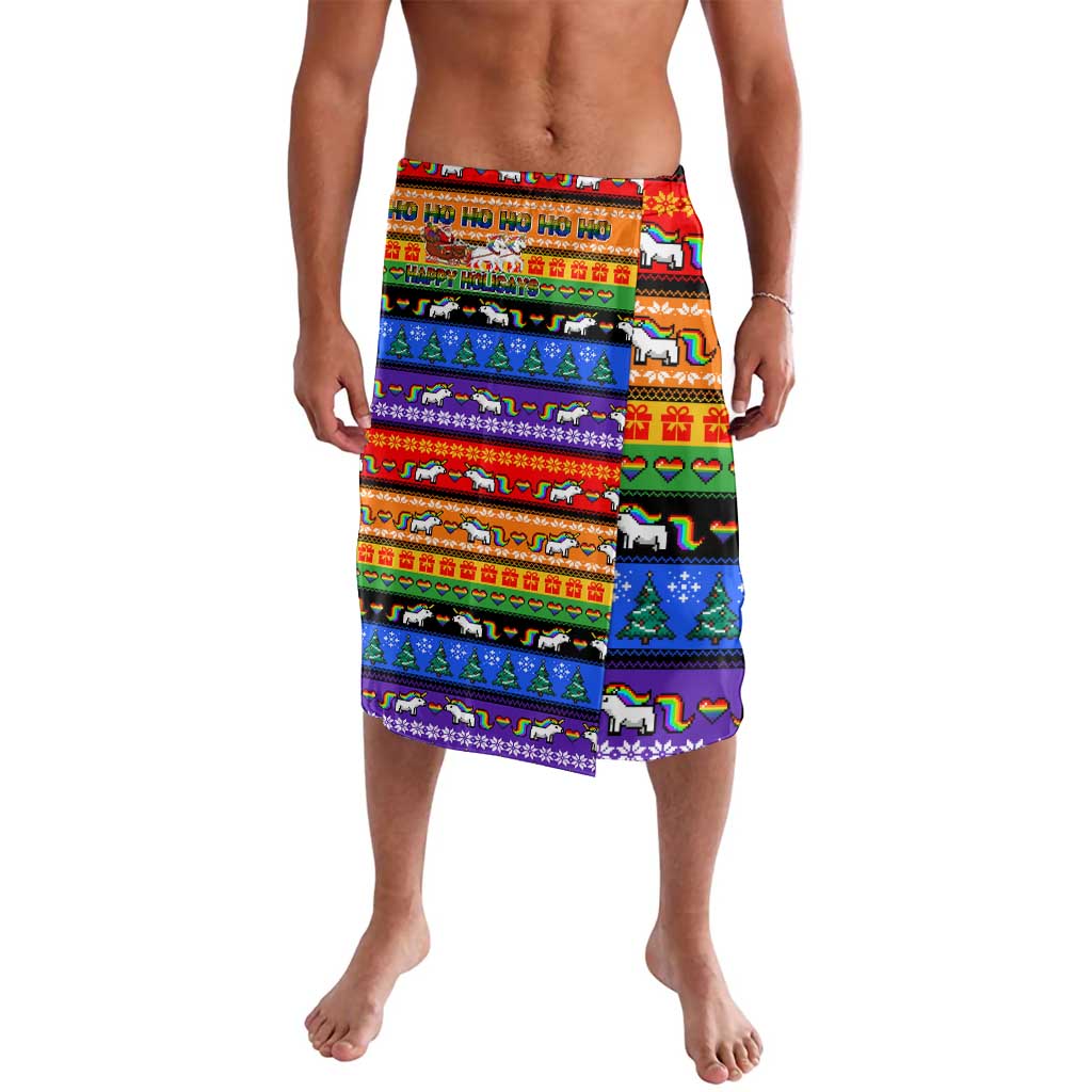 Happy Holigays Christmas Lavalava Xmas Holiday Patterns - Wonder Print Shop