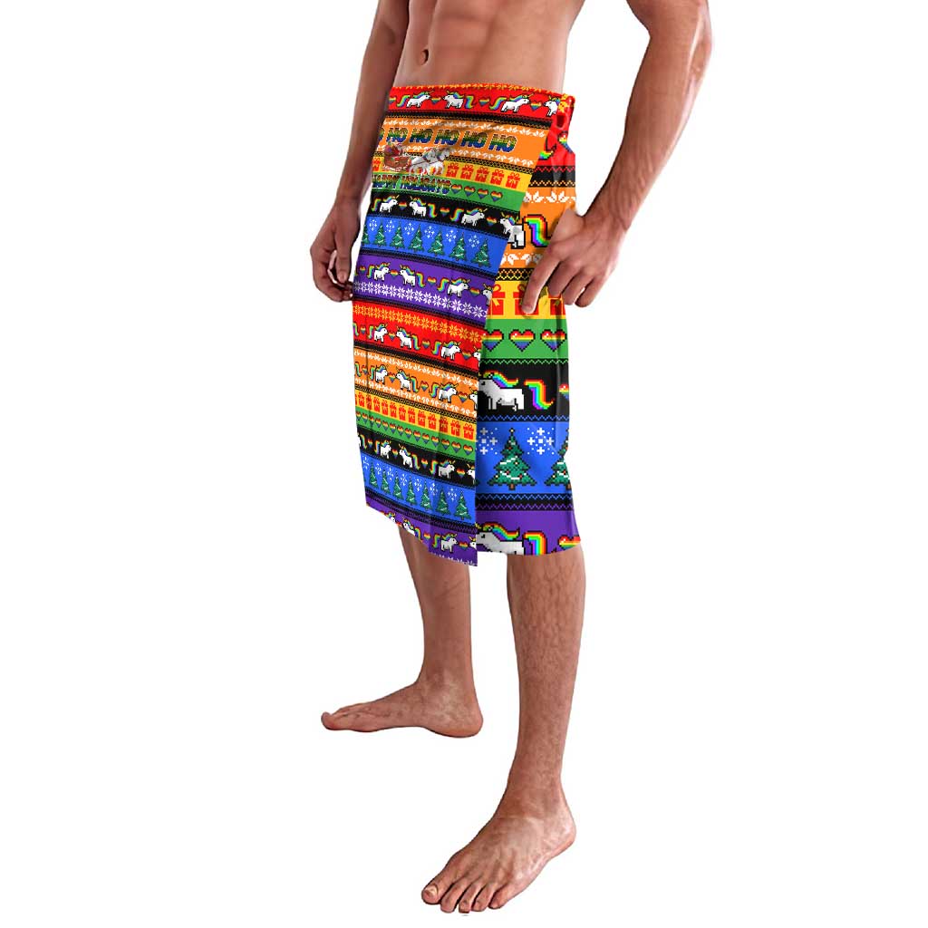 Happy Holigays Christmas Lavalava Xmas Holiday Patterns - Wonder Print Shop
