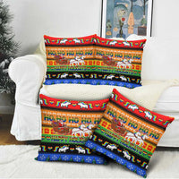 Happy Holigays Christmas Pillow Cover Xmas Holiday Patterns - Wonder Print Shop