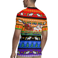 Happy Holigays Christmas Rugby Jersey Xmas Holiday Patterns - Wonder Print Shop