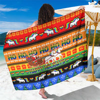 Happy Holigays Christmas Sarong Xmas Holiday Patterns - Wonder Print Shop