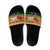 Happy Holigays Christmas Slide Sandals Xmas Holiday Patterns - Wonder Print Shop