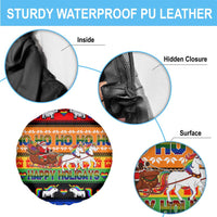 Happy Holigays Christmas Spare Tire Cover Xmas Holiday Patterns - Wonder Print Shop