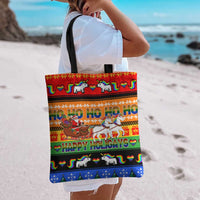 Happy Holigays Christmas Tote Bag Xmas Holiday Patterns - Wonder Print Shop