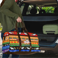 Happy Holigays Christmas Travel Bag Xmas Holiday Patterns - Wonder Print Shop