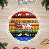 Happy Holigays Christmas Tree Skirt Xmas Holiday Patterns - Wonder Print Shop