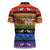 Happy Holigays Christmas Zipper Polo Shirt Xmas Holiday Patterns - Wonder Print Shop
