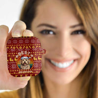 Havanese Best Dog Mom Christmas AirPods Case Xmas Holiday Patterns - Wonder Print Shop
