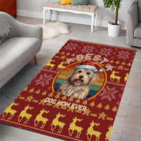 Havanese Best Dog Mom Christmas Area Rug Xmas Holiday Patterns - Wonder Print Shop