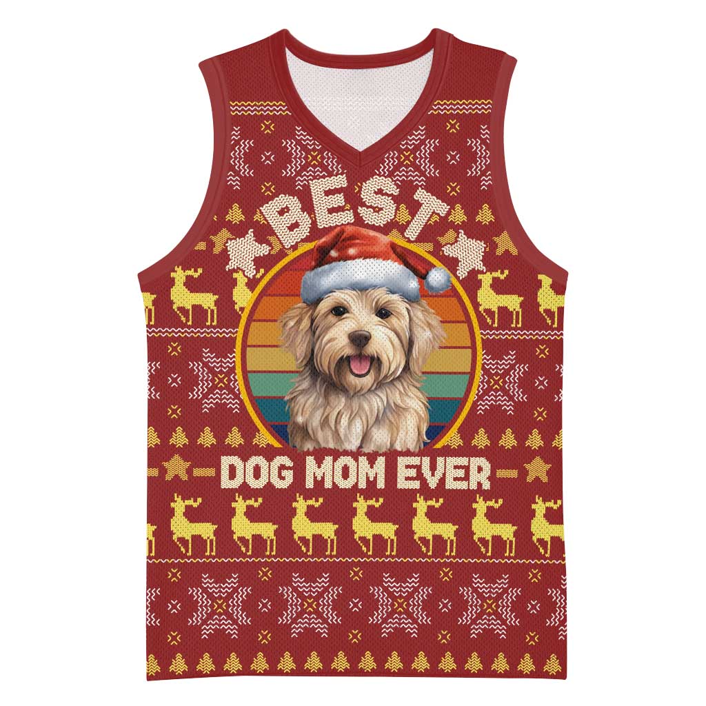 Havanese Best Dog Mom Christmas Basketball Jersey Xmas Holiday Patterns - Wonder Print Shop