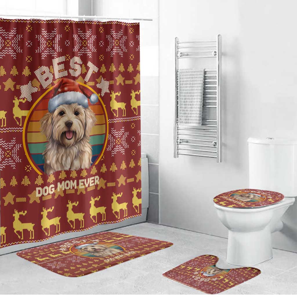 Havanese Best Dog Mom Christmas Bathroom Set Xmas Holiday Patterns - Wonder Print Shop