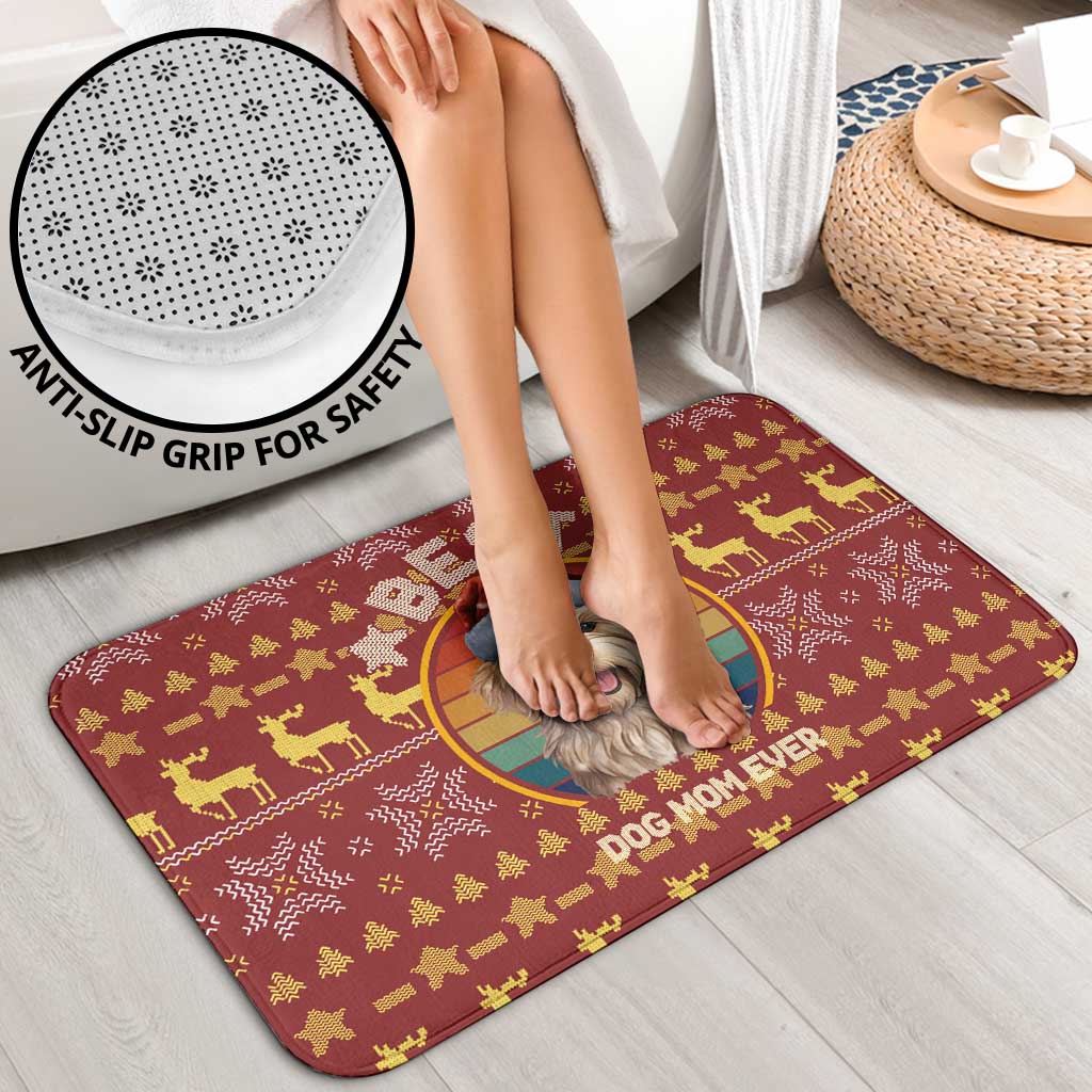 Havanese Best Dog Mom Christmas Bathroom Set Xmas Holiday Patterns - Wonder Print Shop