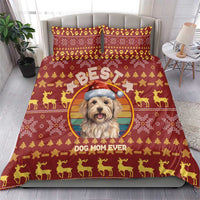 Havanese Best Dog Mom Christmas Bedding Set Xmas Holiday Patterns - Wonder Print Shop