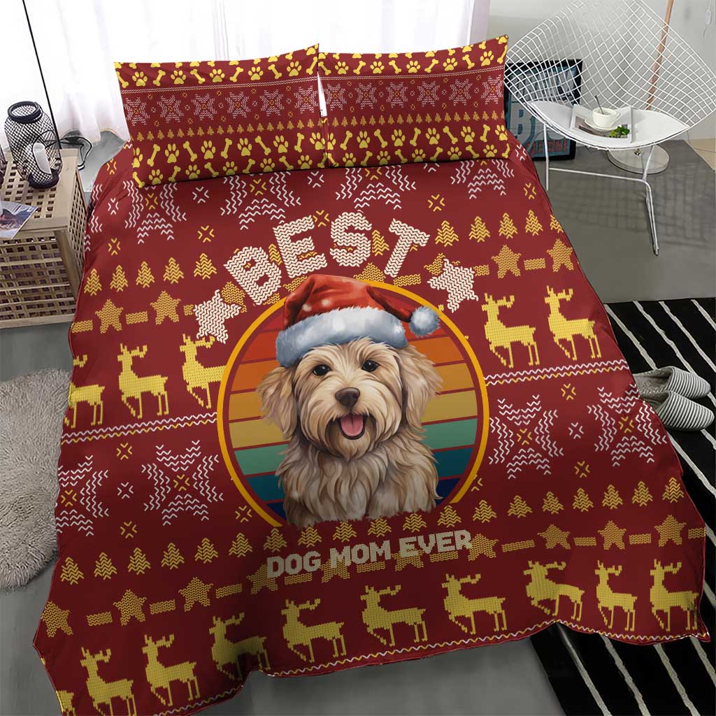 Havanese Best Dog Mom Christmas Bedding Set Xmas Holiday Patterns - Wonder Print Shop