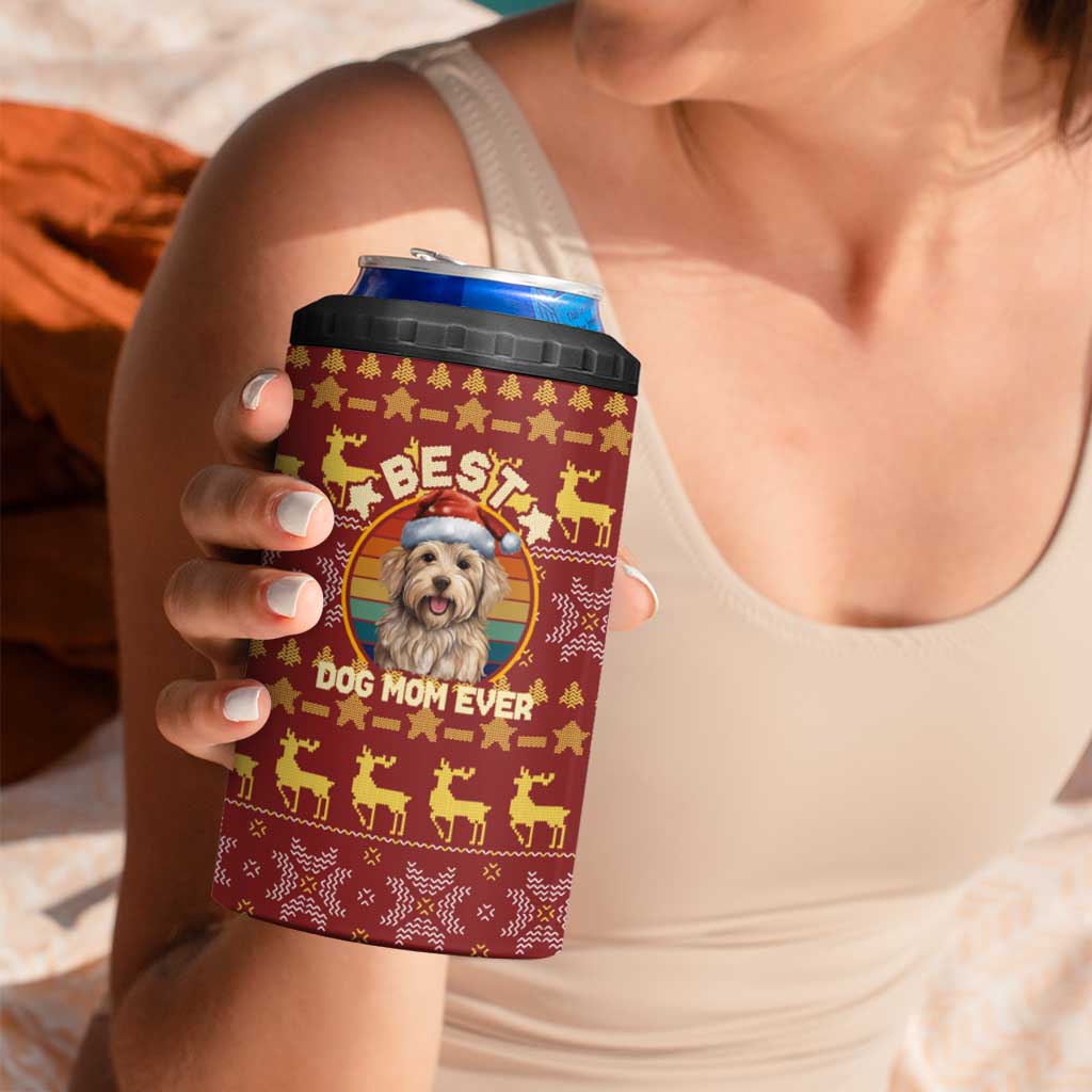 Havanese Best Dog Mom Christmas 4 in 1 Can Cooler Tumbler Xmas Holiday Patterns - Wonder Print Shop