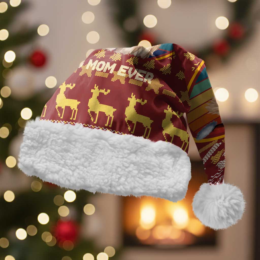Havanese Best Dog Mom Christmas Santa Hat Xmas Holiday Patterns - Wonder Print Shop