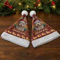 Havanese Best Dog Mom Christmas Santa Hat Xmas Holiday Patterns - Wonder Print Shop