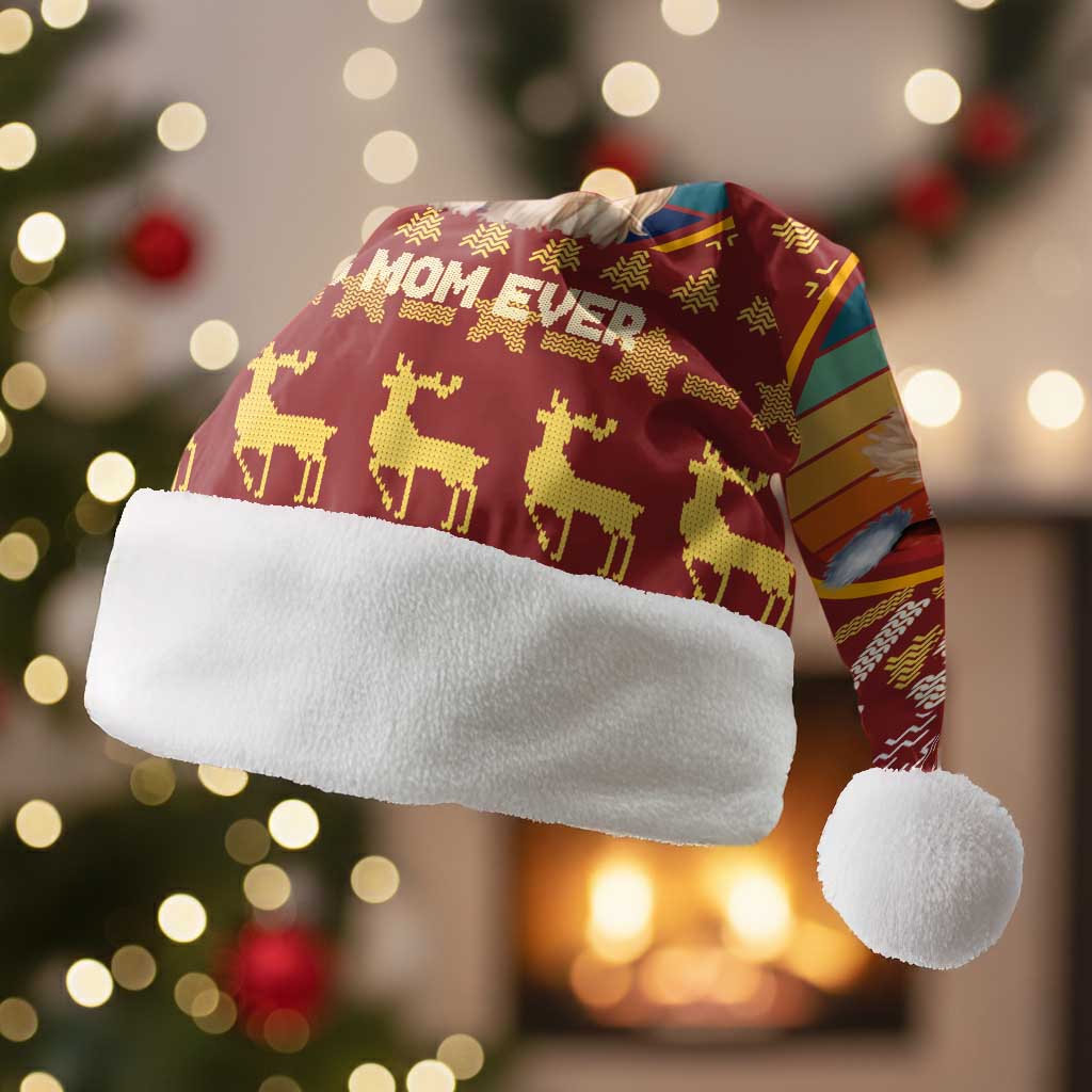 Havanese Best Dog Mom Christmas Santa Hat Xmas Holiday Patterns - Wonder Print Shop