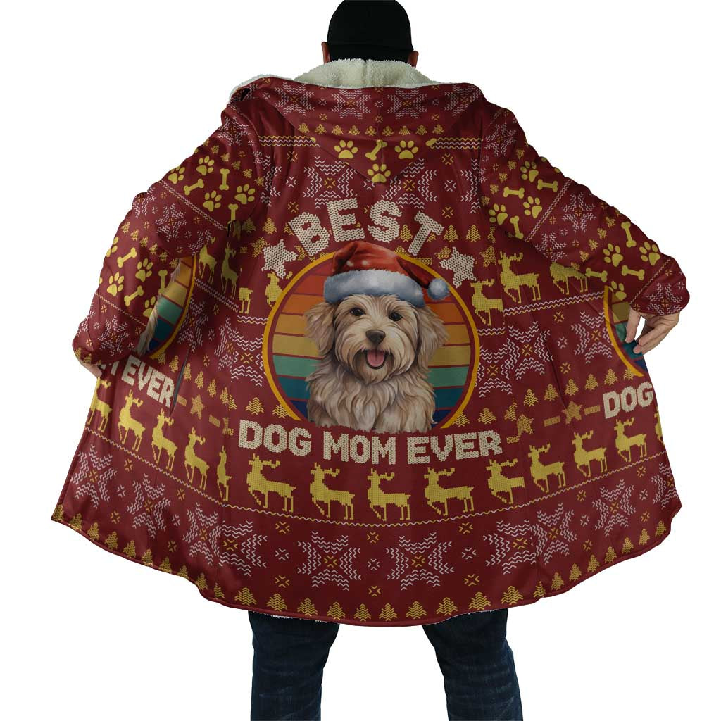 Havanese Best Dog Mom Christmas Cloak Xmas Holiday Patterns - Wonder Print Shop