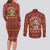 Havanese Best Dog Mom Christmas Couples Matching Long Sleeve Bodycon Dress and Long Sleeve Button Shirt Xmas Holiday Patterns - Wonder Print Shop