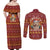 Havanese Best Dog Mom Christmas Couples Matching Off Shoulder Maxi Dress and Long Sleeve Button Shirt Xmas Holiday Patterns - Wonder Print Shop