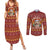 Havanese Best Dog Mom Christmas Couples Matching Summer Maxi Dress and Long Sleeve Button Shirt Xmas Holiday Patterns - Wonder Print Shop