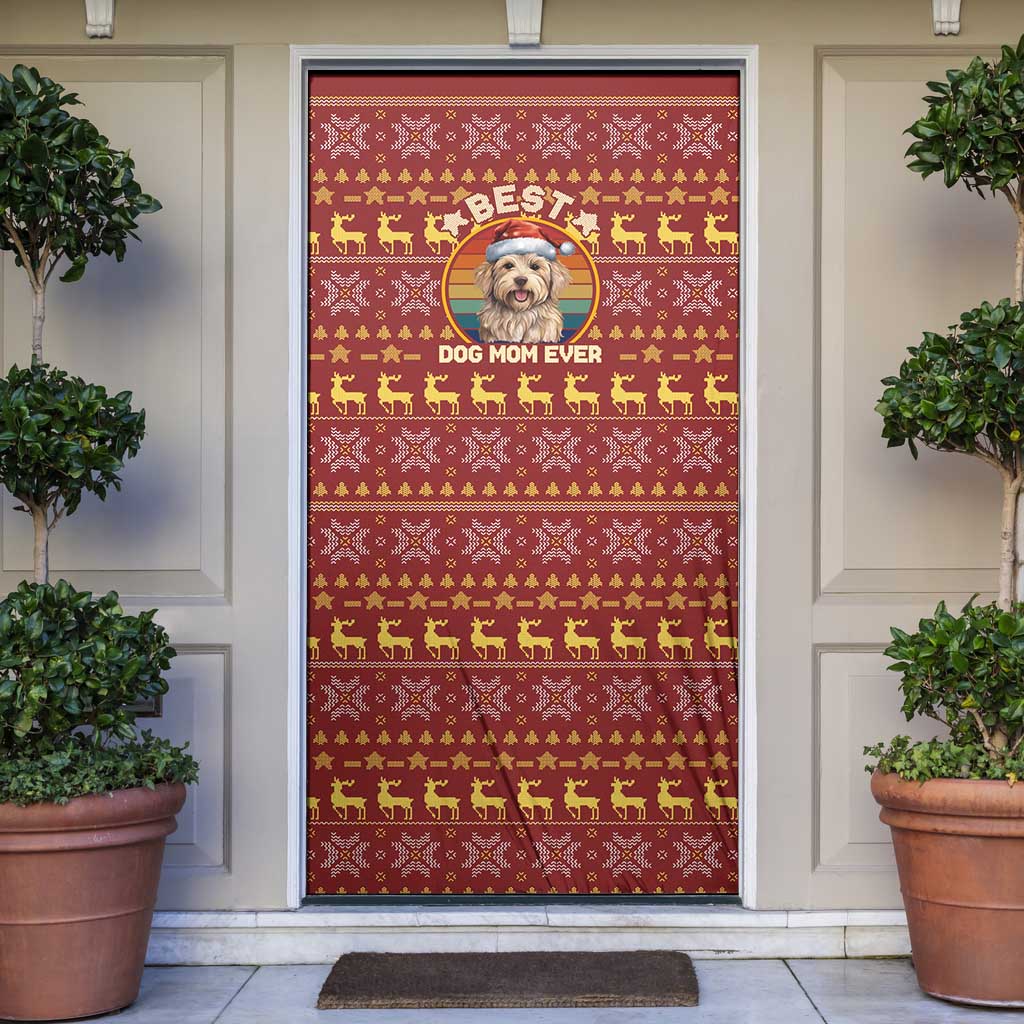 Havanese Best Dog Mom Christmas Door Cover Xmas Holiday Patterns - Wonder Print Shop