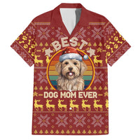 Havanese Best Dog Mom Christmas Family Matching Long Sleeve Bodycon Dress and Hawaiian Shirt Xmas Holiday Patterns - Wonder Print Shop
