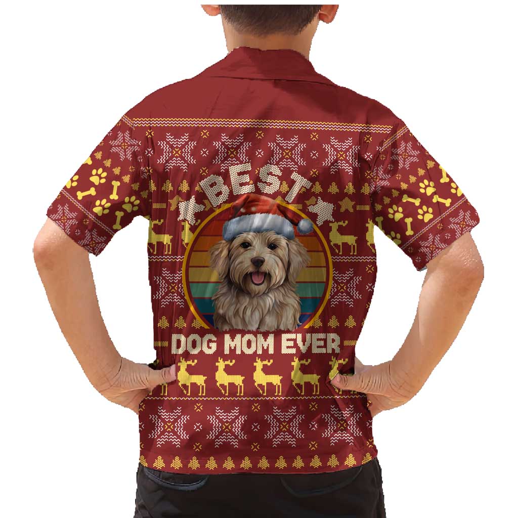 Havanese Best Dog Mom Christmas Family Matching Mermaid Dress and Hawaiian Shirt Xmas Holiday Patterns - Wonder Print Shop