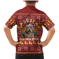 Havanese Best Dog Mom Christmas Family Matching Mermaid Dress and Hawaiian Shirt Xmas Holiday Patterns - Wonder Print Shop
