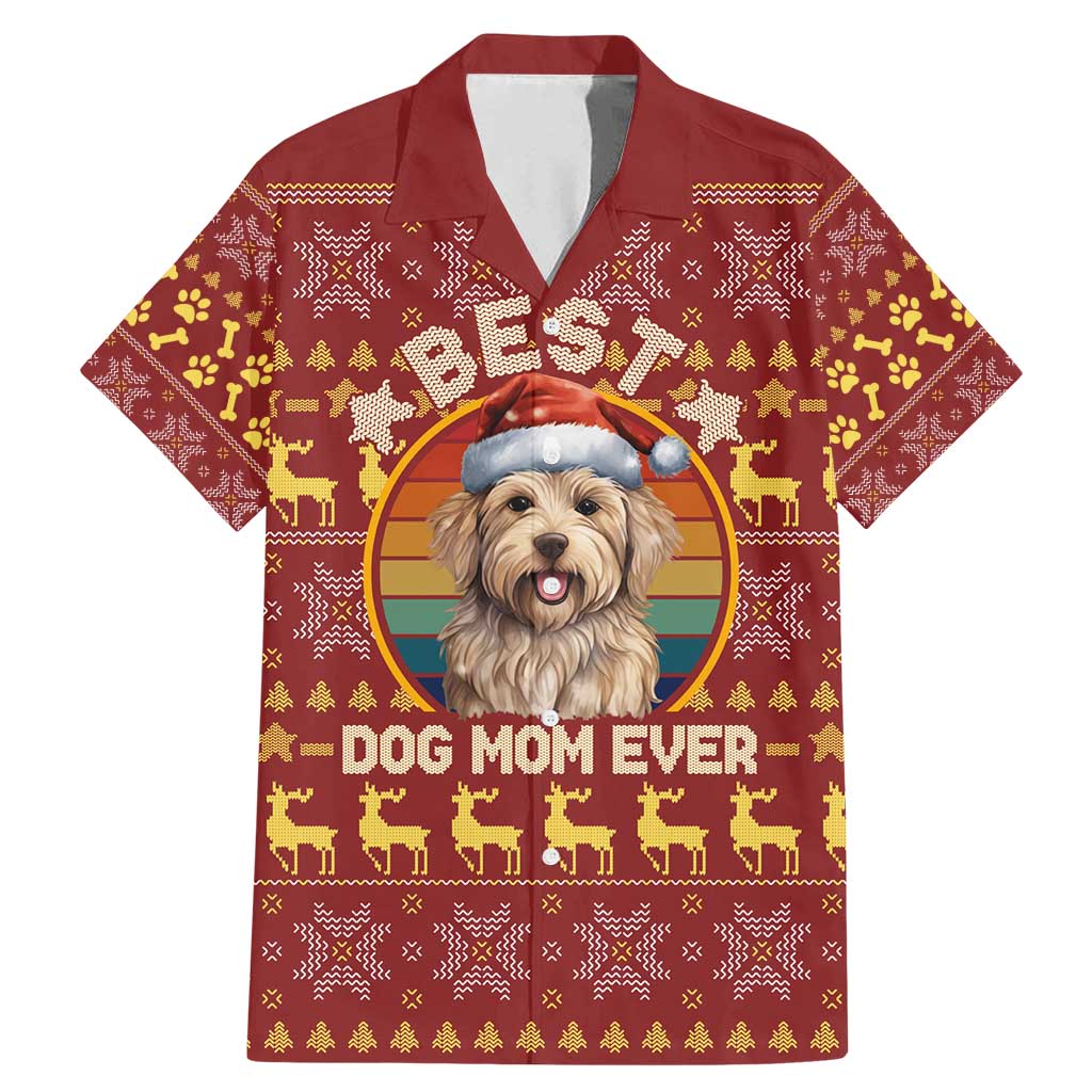 Havanese Best Dog Mom Christmas Family Matching Mermaid Dress and Hawaiian Shirt Xmas Holiday Patterns - Wonder Print Shop