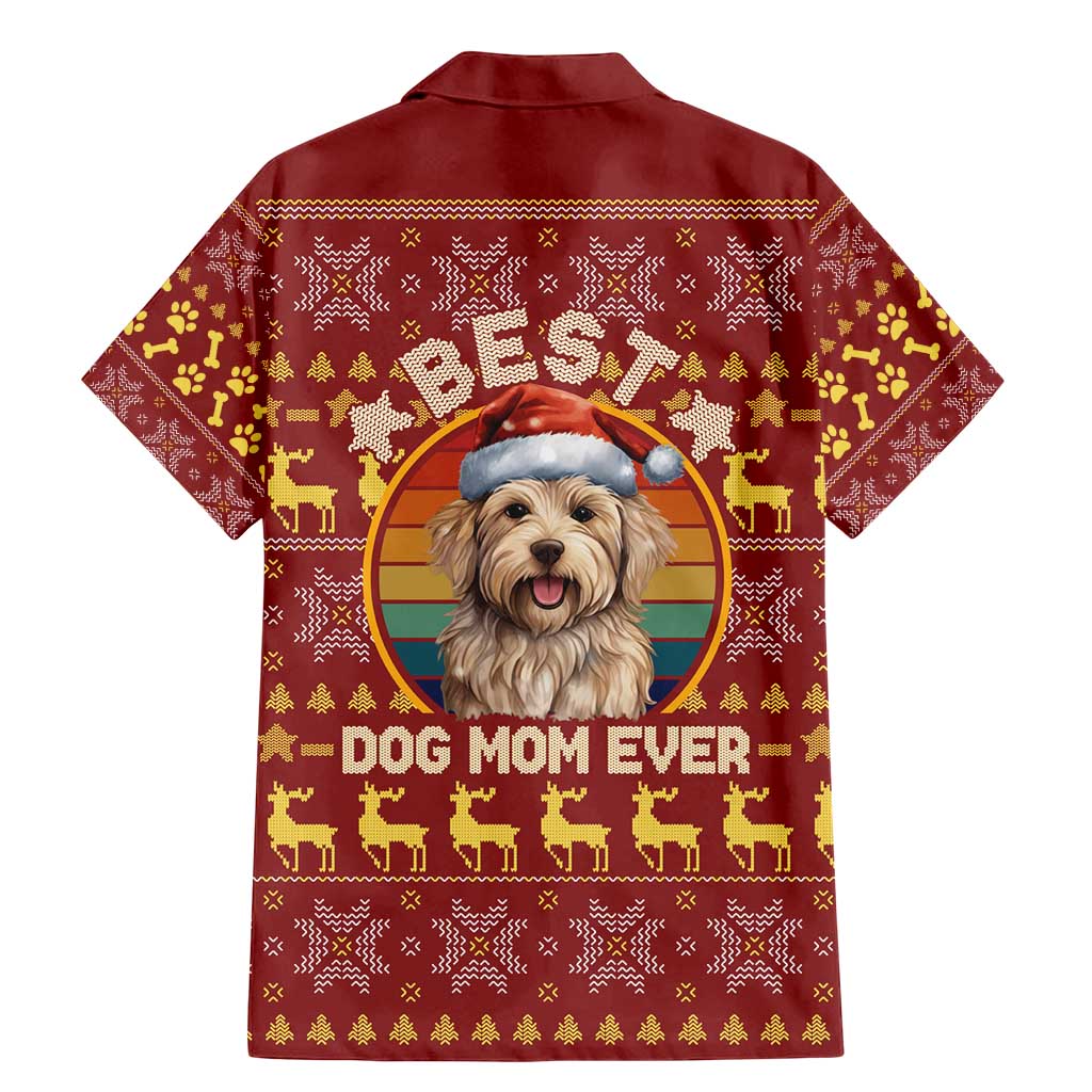 Havanese Best Dog Mom Christmas Family Matching Mermaid Dress and Hawaiian Shirt Xmas Holiday Patterns - Wonder Print Shop