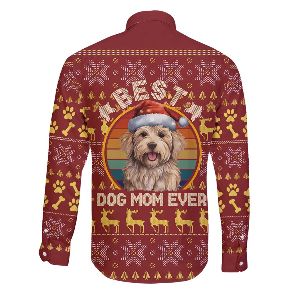 Havanese Best Dog Mom Christmas Family Matching Mermaid Dress and Hawaiian Shirt Xmas Holiday Patterns - Wonder Print Shop
