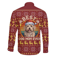 Havanese Best Dog Mom Christmas Family Matching Off The Shoulder Long Sleeve Dress and Hawaiian Shirt Xmas Holiday Patterns - Wonder Print Shop