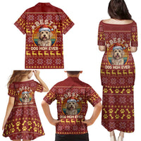 Havanese Best Dog Mom Christmas Family Matching Puletasi and Hawaiian Shirt Xmas Holiday Patterns - Wonder Print Shop