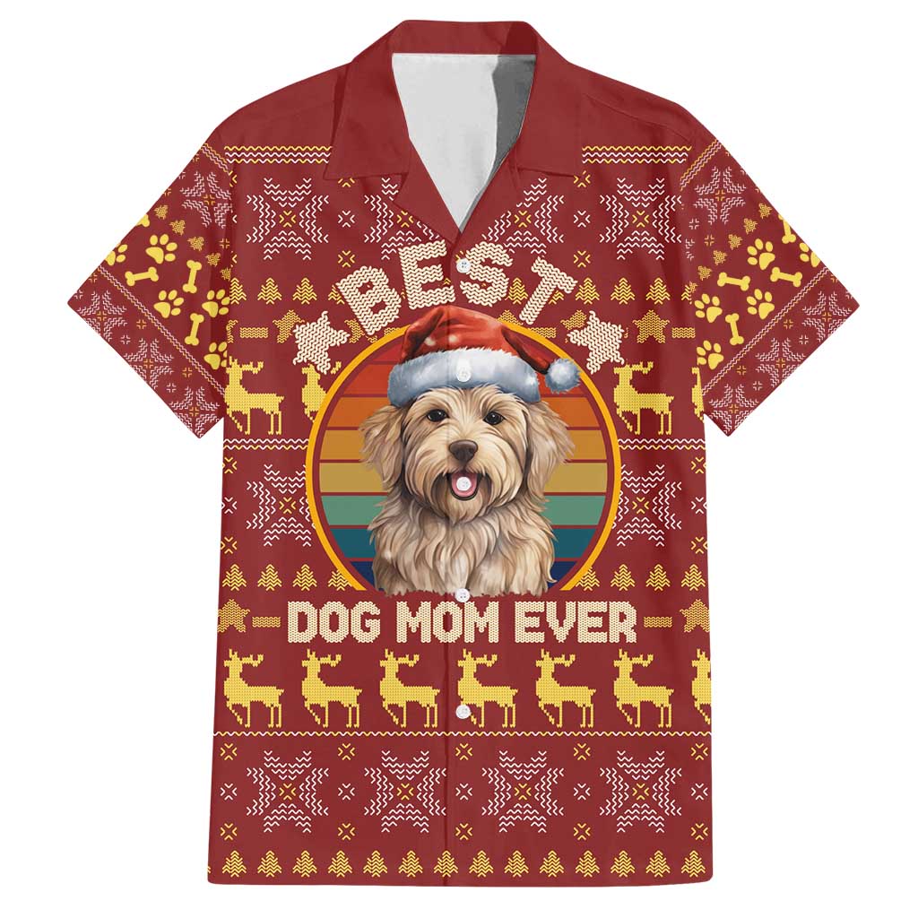 Havanese Best Dog Mom Christmas Family Matching Puletasi and Hawaiian Shirt Xmas Holiday Patterns - Wonder Print Shop