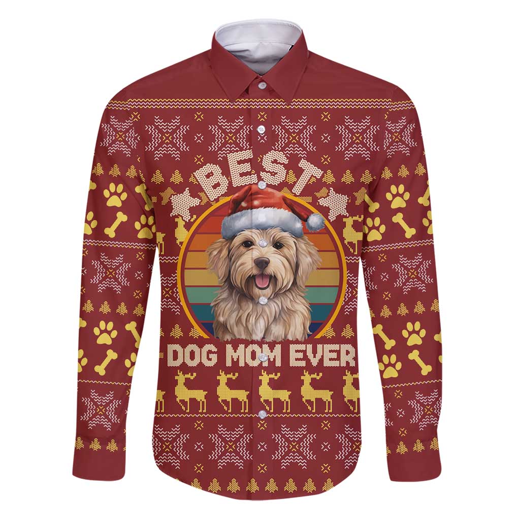 Havanese Best Dog Mom Christmas Family Matching Puletasi and Hawaiian Shirt Xmas Holiday Patterns - Wonder Print Shop