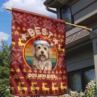 Havanese Best Dog Mom Christmas Garden Flag Xmas Holiday Patterns - Wonder Print Shop