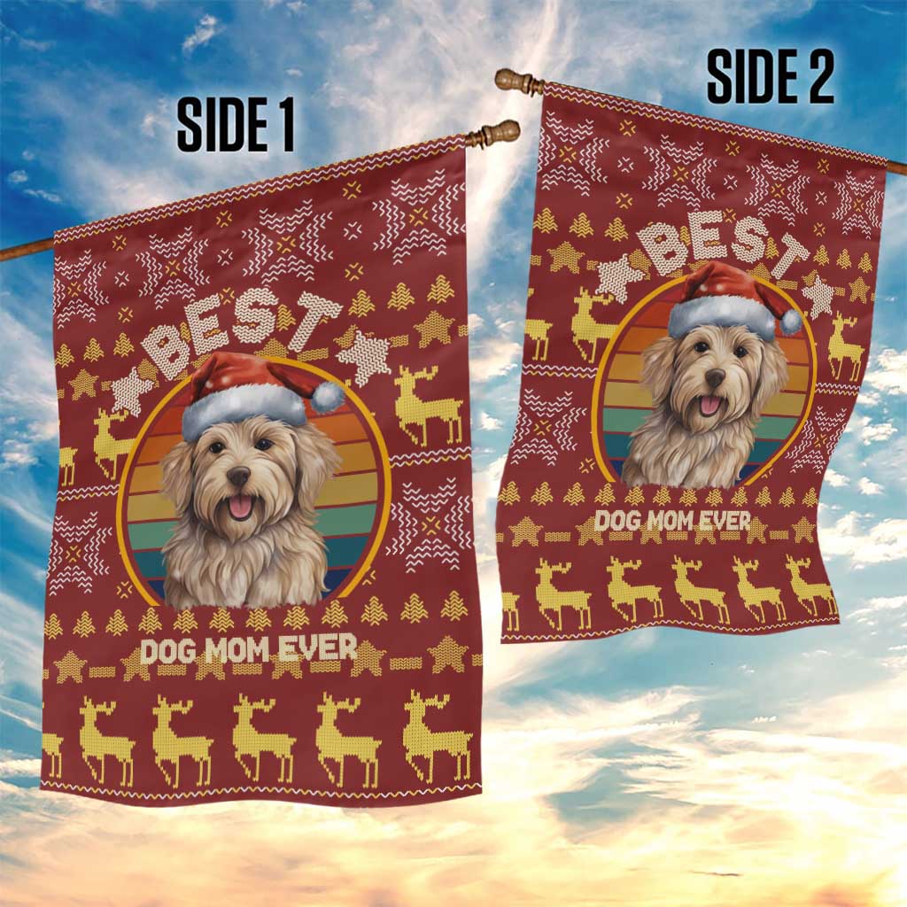 Havanese Best Dog Mom Christmas Garden Flag Xmas Holiday Patterns - Wonder Print Shop