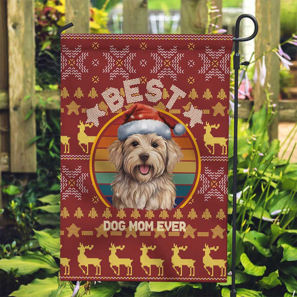 Havanese Best Dog Mom Christmas Garden Flag Xmas Holiday Patterns - Wonder Print Shop