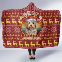 Havanese Best Dog Mom Christmas Hooded Blanket Xmas Holiday Patterns - Wonder Print Shop