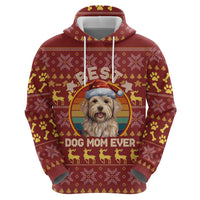 Havanese Best Dog Mom Christmas Hoodie Xmas Holiday Patterns - Wonder Print Shop
