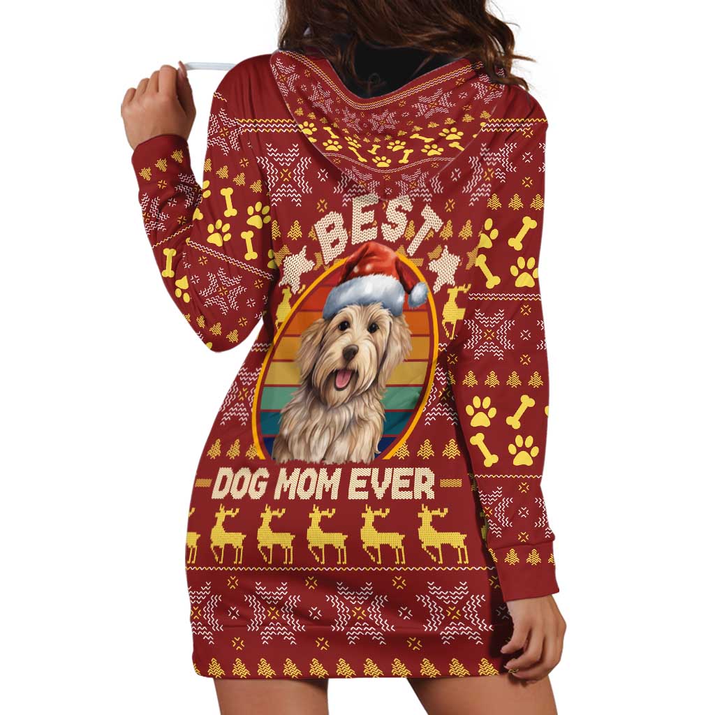 Havanese Best Dog Mom Christmas Hoodie Dress Xmas Holiday Patterns - Wonder Print Shop