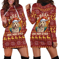 Havanese Best Dog Mom Christmas Hoodie Dress Xmas Holiday Patterns - Wonder Print Shop