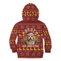 Havanese Best Dog Mom Christmas Kid Hoodie Xmas Holiday Patterns - Wonder Print Shop