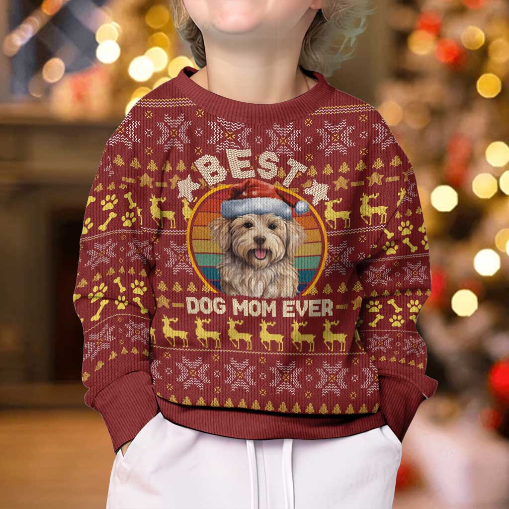 Havanese Best Dog Mom Christmas Kid Ugly Christmas Sweater Xmas Holiday Patterns - Wonder Print Shop