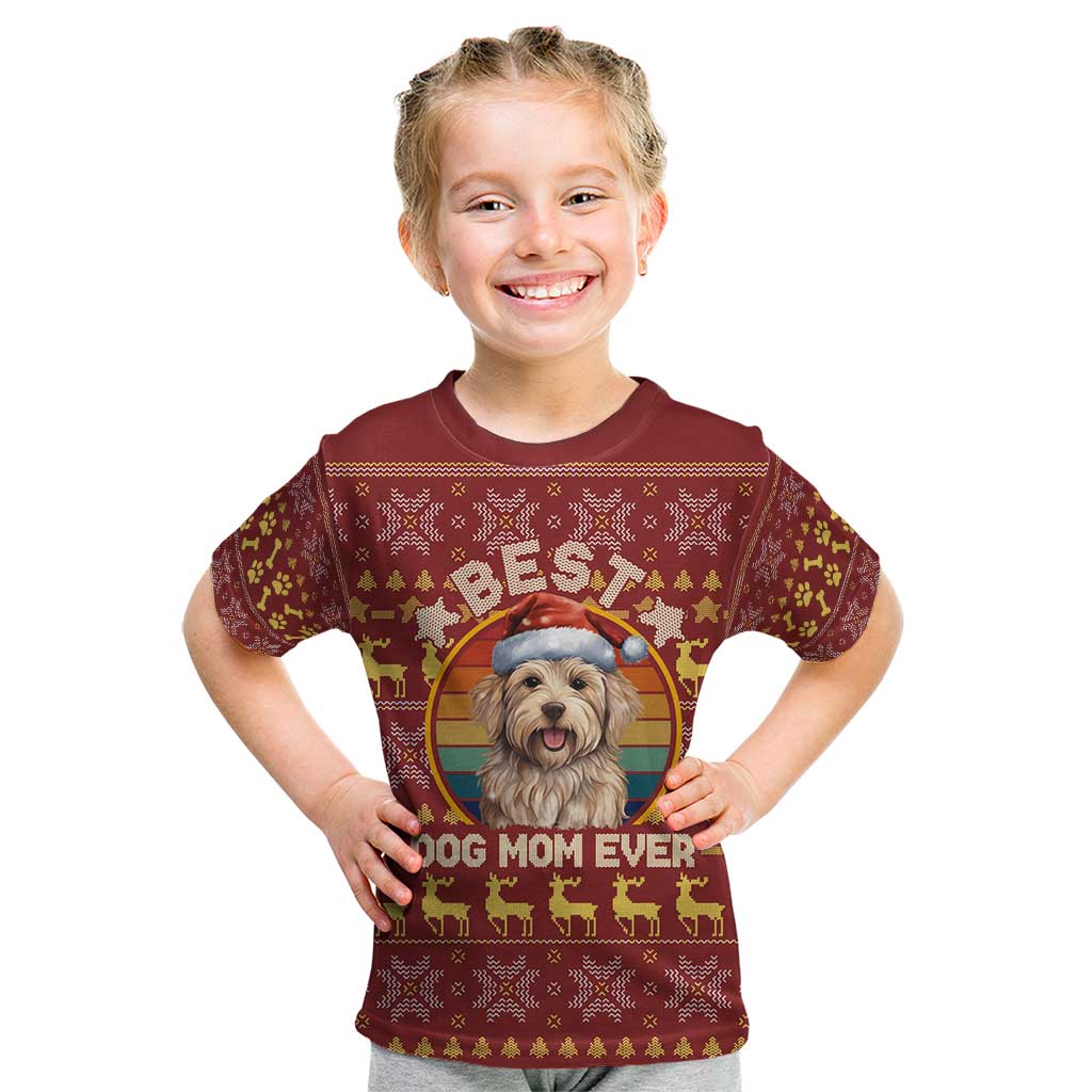 Havanese Best Dog Mom Christmas Kid T Shirt Xmas Holiday Patterns - Wonder Print Shop