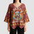 Havanese Best Dog Mom Christmas Kimono Sleeve Blouse Xmas Holiday Patterns - Wonder Print Shop