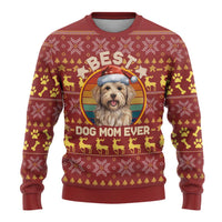 Havanese Best Dog Mom Christmas Ugly Christmas Sweater Xmas Holiday Patterns - Wonder Print Shop