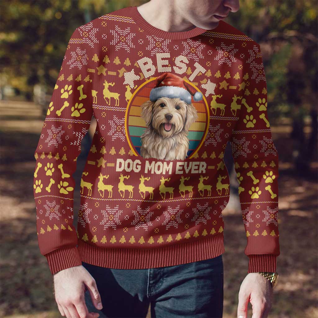 Havanese Best Dog Mom Christmas Ugly Christmas Sweater Xmas Holiday Patterns - Wonder Print Shop